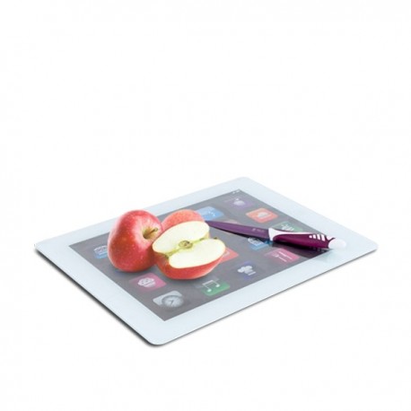 Planche à découper en verre en forme d’iPad