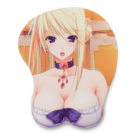 Tapis de souris blonde sexy en relief 