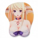 Tapis de souris blonde sexy en relief 