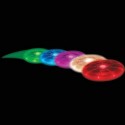 Frisbee lumineux 7 couleurs en plastique