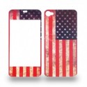 Paire de sticker iPhone 4 drapeau des États-Unis