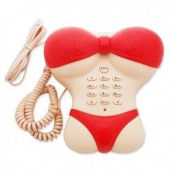 Téléphone filaire corps en bikini