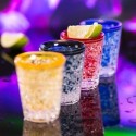 Verres shooter colorés à double paroi réfrigérante