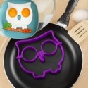 Moule hibou pour œuf sur le plat