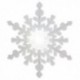 Lampe multicolore flocon de neige