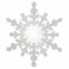 Lampe multicolore flocon de neige