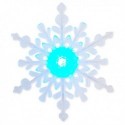 Lampe multicolore flocon de neige