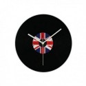 Horloge disque drapeau du Royaume-Uni