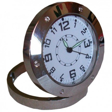 Horloge miniature ronde caméra espion
