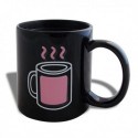 Tasse thermo-changeante mug fumant