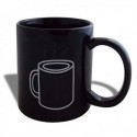 Tasse thermo-changeante mug fumant