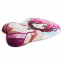 Tapis de souris manga sexy avec repose-poignet en relief