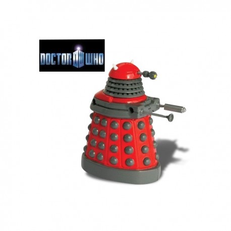 Figurine Dalek rouge animé Docteur Who