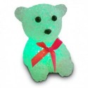 Ourson lumineux multicolore
