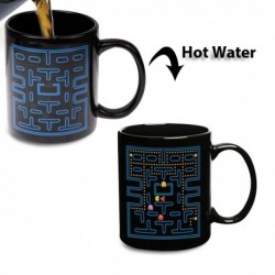 Tasse thermo-changeante jeu d'arcade Pacman