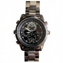 Montre fond noir caméra espion 4Go