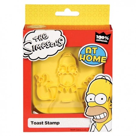 Tampon toast portrait d’Homer Simpson