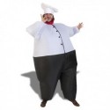 Costume gonflable chef cuisinier