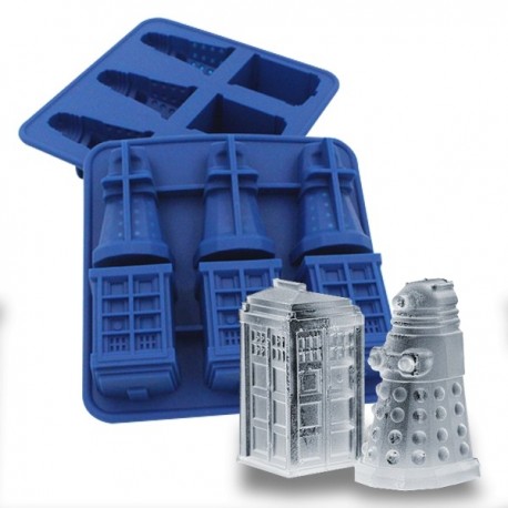 Bac à glaçons Tardis et Dalek série Dr Who