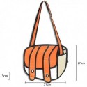 Sac en toile conception cartoon