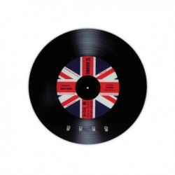 Range-clés disque vinyle avec motif drapeau britannique
