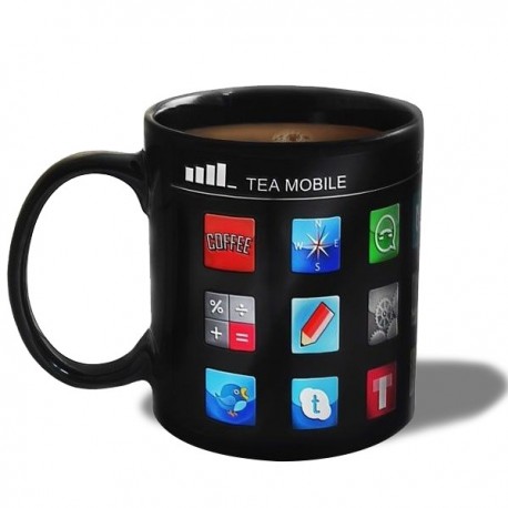 Tasse thermique applications smartphone