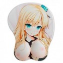 Tapis de souris 3D blondinette aux seins nus