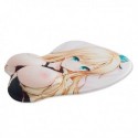 Tapis de souris 3D blondinette aux seins nus