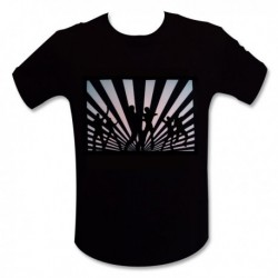 T-shirt LED interactif avec image de danseurs