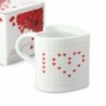 Tasse thermique cœurs en I love You