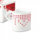 Tasse thermique cœurs en I love You