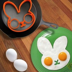 Moule silicone lapin pour œuf sur le plat