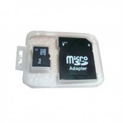Carte micro SD 8Go avec adaptateur
