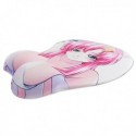Tapis de souris repose-poignet Manga aux yeux bleus