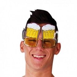 Paire de lunettes chope de bière