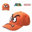 Casquette marron visage Goomba