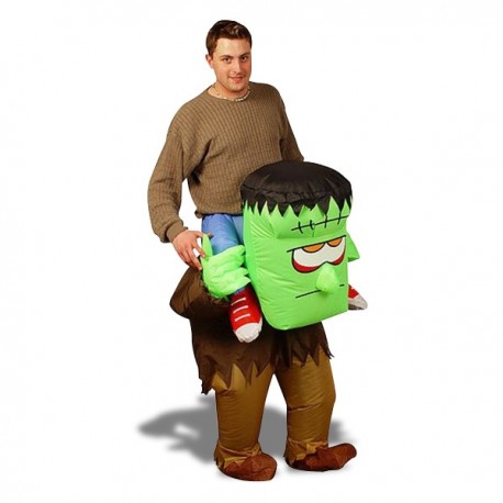 Costume monstre de Frankenstein vous portant sur son dos