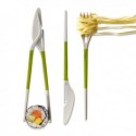 Paire de baguettes couteau et fourchette