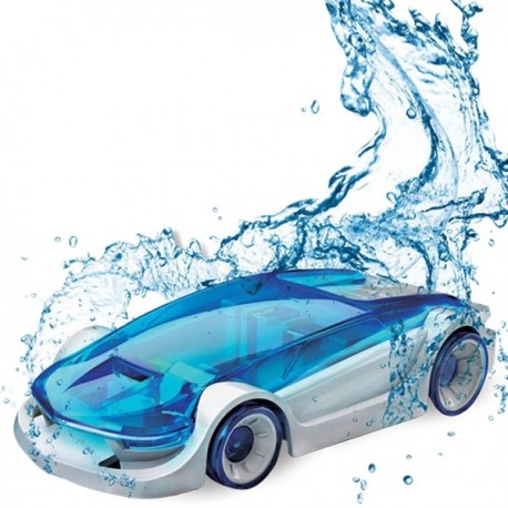 Voiture carburant à l'eau salée