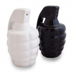Duo de salière et poivrière grenade