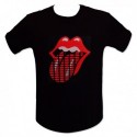 T-shirt rolling stones LED