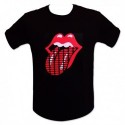 T-shirt rolling stones LED