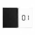 Carnet de note couverture grenade en 3D