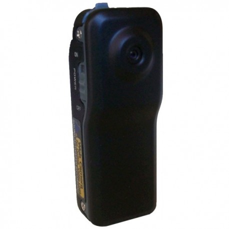 Mini-caméra noire mat en métal
