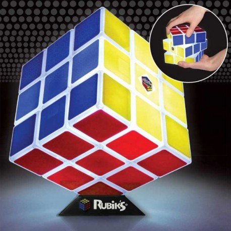 Lampe rubik's cube à jouer