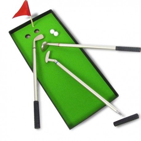 Set de 3 stylos de golf de luxe avec green 