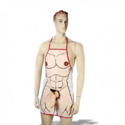 Tablier homme nu avec pénis 3D 