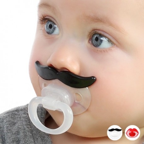 Tétine moustache pour enfant 