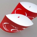 Lampions avec lumières LED avec cœurs (lot de 2) 