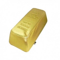 Pouf lingot d'or fatice 55cm